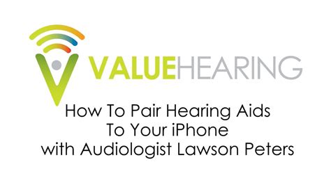 How To Pair Your Made For Iphone Mfi Hearing Aids To An Iphone Youtube