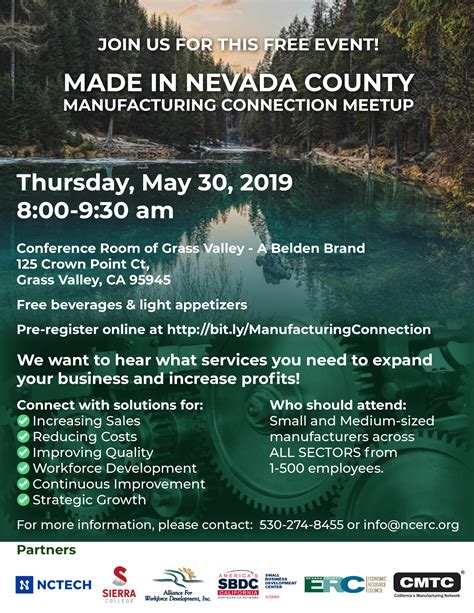 Nevada County Manufacturing Forum Launches New Resource for Local ...