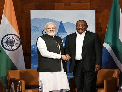 Pm Modi South African President Welcome Wto Agreement On Covid 19