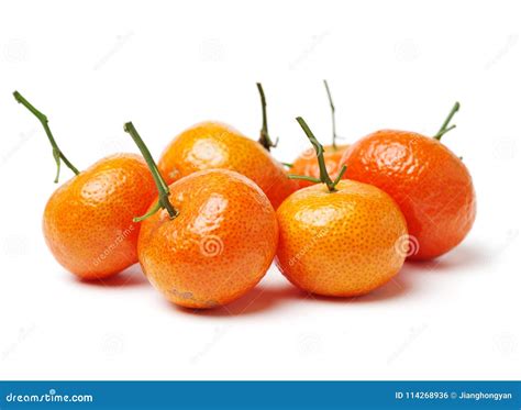 Fresh Mandarin Citrus Stock Photo Image Of Isolated 114268936