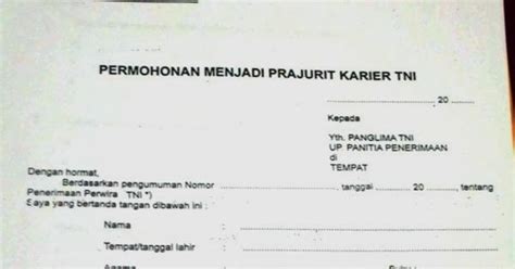 Entdecke rezepte, einrichtungsideen, stilinterpretationen und andere ideen zum ausprobieren. Donwload Fille Surat Lamaran Prajurit Tni Ad Tamtama ...