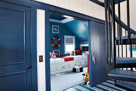 Save space by installing a pocket door or barn. 27 Creative Kids' Rooms with Space-Savvy Sliding Barn Doors