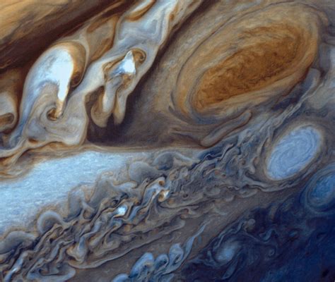 Close Up Of Jupiters Great Red Spot Science Wire Earthsky