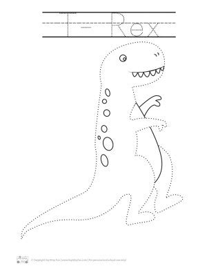 Find more coloring page to trace pictures from our search. Dinosaur Tracing Coloring Pages - Free Printable - Itsy ...