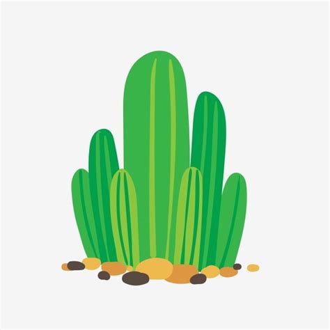 Cartoon Cactus Vector Png Images Cactus Green Cartoon Cactus Cactus