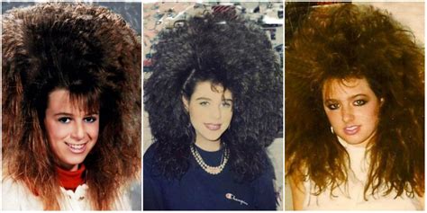 40 Vintage Snaps Of Young Girls With Very Big Hair In The 1980s