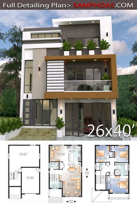 Planos Para Casas Bungalow House Design Model House Plan House Construction Plan
