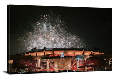 Angel Stadium Fireworks 2021 Canvas Wrap
