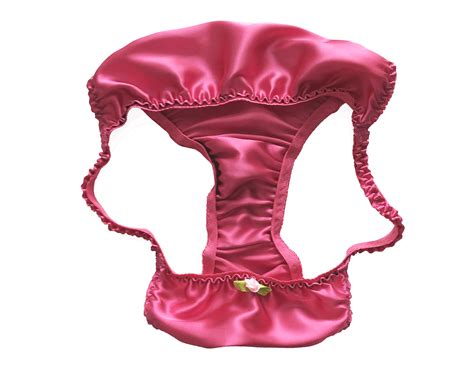 Soft Satin Feminine Sissy Tanga Knickers Underwear Briefs Panties Sizes 10 20 Ebay