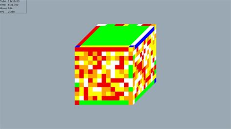 13x13 Rubiks Cube In 1405401 Youtube
