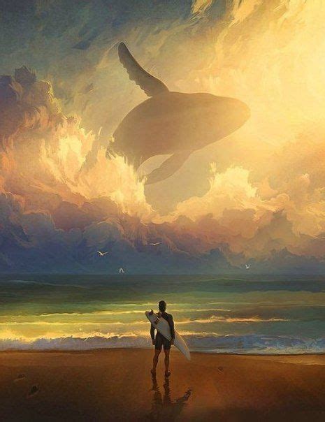 Sky Whale Art And Illustration Illustrations Posters Illustration