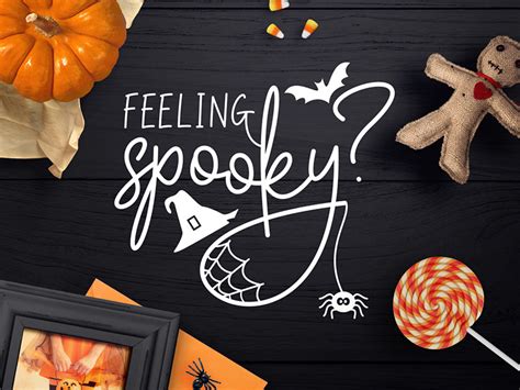 Four Halloween Lettering Designs Free Psd Freebie Supply