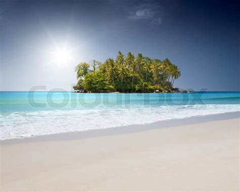 Tropic Island Stock Image Colourbox