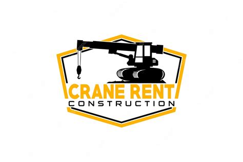 Premium Vector Crane Logo Template Vector Heavy Equipment Logo Vector