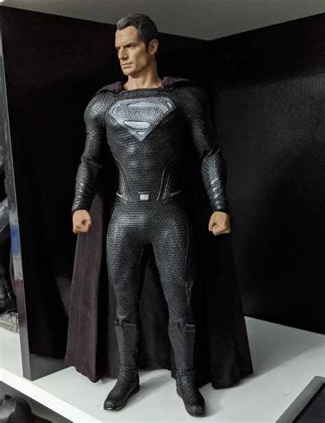 Zack Snyders Justice League Black Suit Superman Wip Hottoys