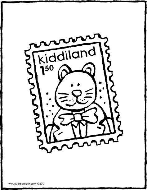 postzegel kiddicolour