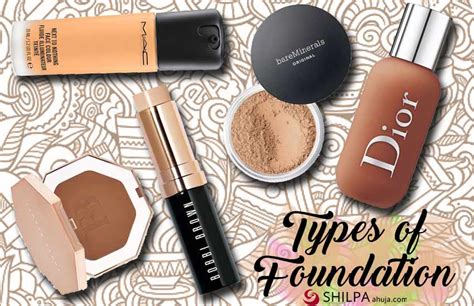Types Of Foundation How To Find The Best Formula For Your Skin