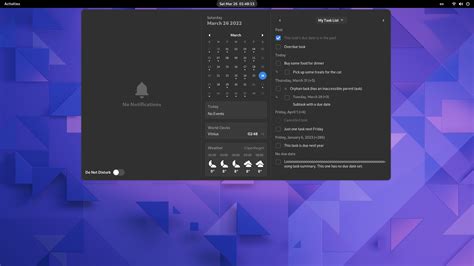 Task Widget Gnome Shell Extensions