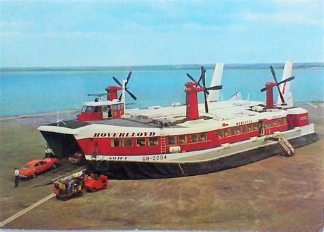 Hoverlloyd Giant View Card Swift Hovercraft Ramsgate 1970s Amphibious