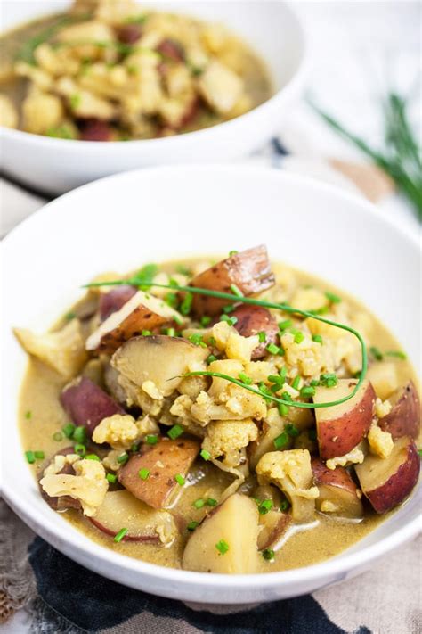 Curried Cauliflower And Potato Soup The Rustic Foodie