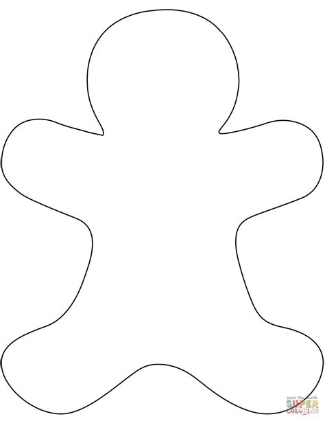 Four blank gingerbread people are here for you to color and/or cut out! 10 Coloring Page Gingerbread Man | Gingerbread man ...