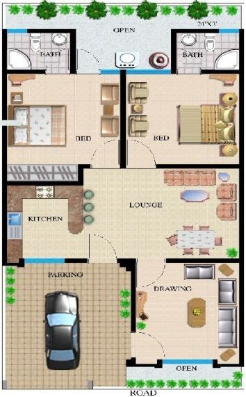 25 x 50 modern house plan ever, 5 marla best house plan _ 2019 2bhk house map. House Plan 25 X 50 Unique 28 [ House Map Design 25 X 50 ...