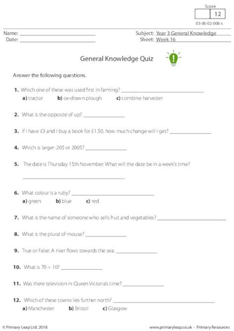 general knowledge quiz for class 3 knowledgewalls