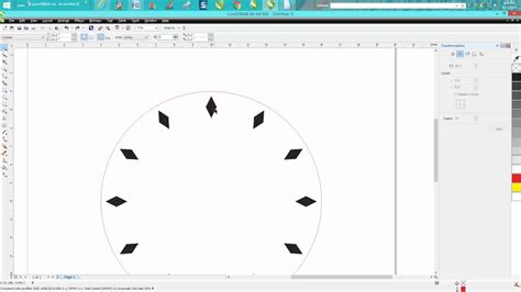 Repeat same with black background of the 3d text. Corel Draw Tips & Tricks Rotate Transformation Docker ...