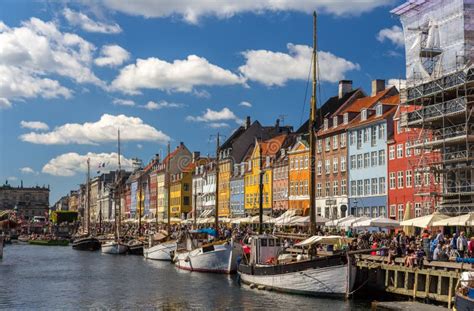 Nyhavn A Waterfront In Copenhagen Denmark Stock Photo Image Of