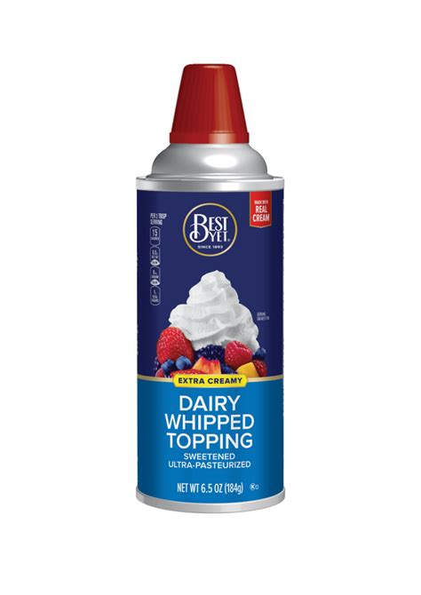 Extra Creamy Whipped Topping 65oz Best Yet Brand