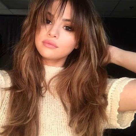 12 Hottest Brown Hairstyles With Bangs Hairstylecamp
