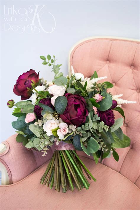 You will find the perfect mixed bouquet or a flower arrangement for a wedding anniversary, or a birthday. Bridal Bouquet, Blush Pink, Marsala Wine, Burgundy, White ...