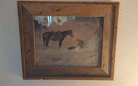 8 X 10 Rustic Western Wood Picture Frame