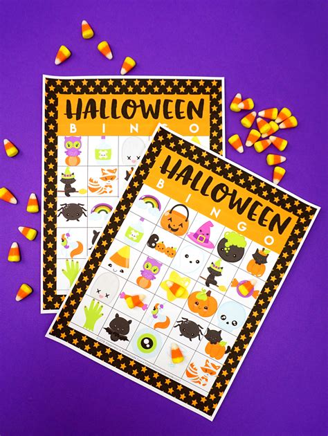 Free Printable Halloween Bingo Cards By Crazy Little