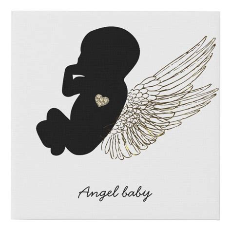 Angel Baby Canvas Zazzle Angel Baby Art Baby Angel Angel Baby Drawing