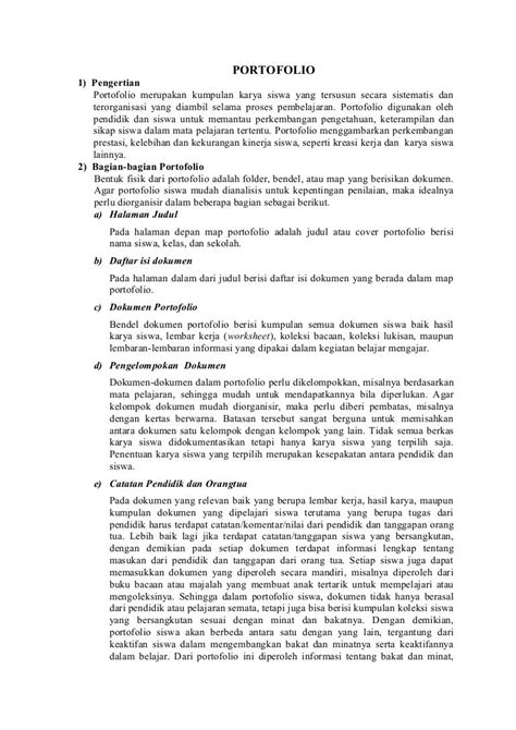 Contoh Tugas Portofolio Bahasa Indonesia - Homecare24