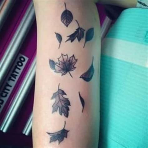 59 Daring But Cute Leaf Tattoo Designs