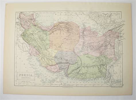This map was created by a user. Antique Map of Middle East, Persia Map Afghanistan ...