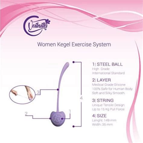 Veilnilla Kegel Exercise Weights Silicone Weights