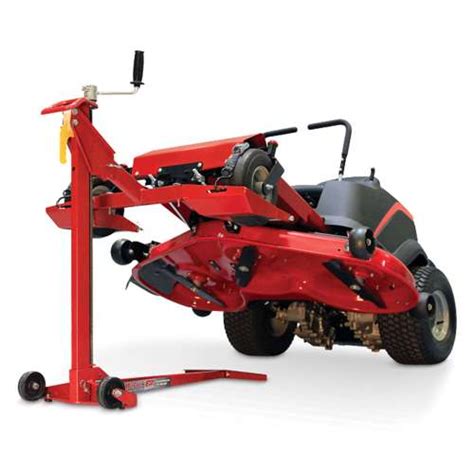 Mojack Flat Folding 450 Lb Capacity Riding Lawn Tractor Mower Lift Jack