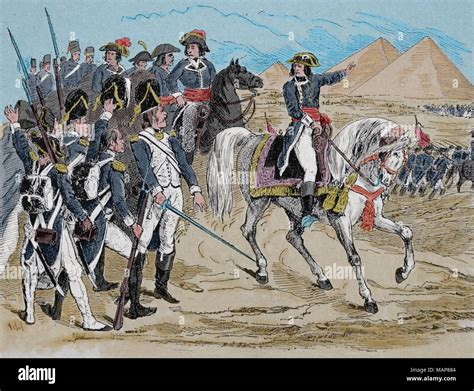 Batalla De Las Pirámides Julio 21 1798 Durante La Invasión Francesa En Egipto Las Guerras De
