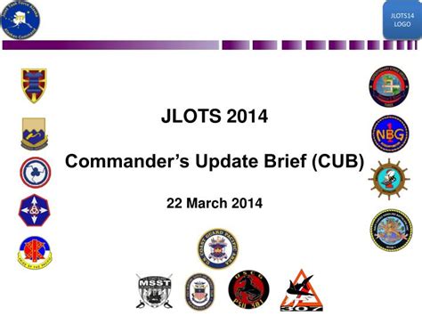 Ppt Jlots 2014 Commanders Update Brief Cub 22 March