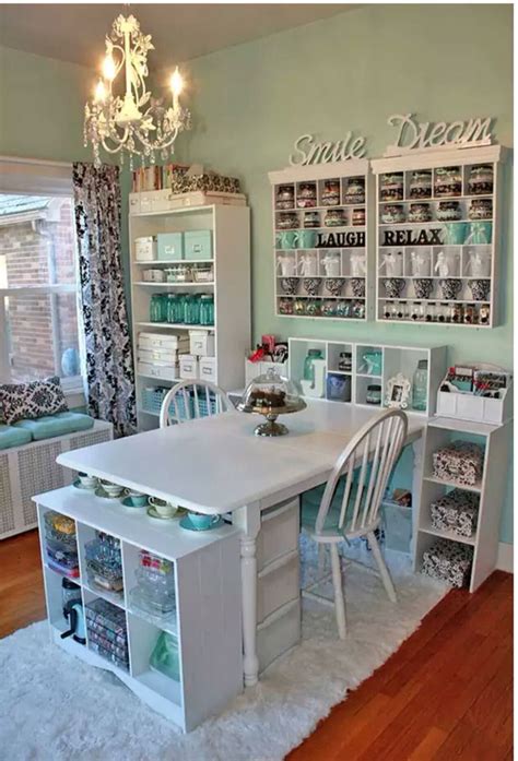 Craft Room Home Decor And Storage In 2019 Craft Room Design Sewing