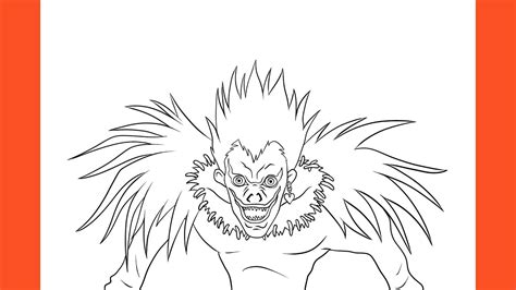 How To Draw Ryuk Death Note Youtube