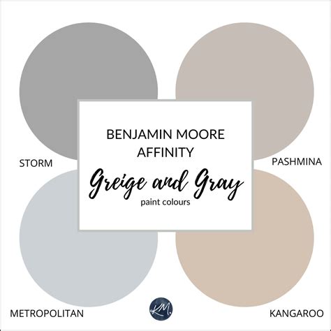 The Best Beige Greige Taupe And Gray Paint Colours Benjamin Moore