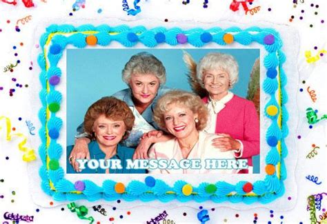Do you do sheet music? Golden Girls Edible Image Cake Topper Personalized Birthday Sheet Deco - PartyCreationz