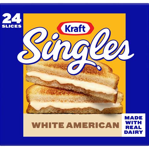 Kraft Singles White American Sliced Cheese 24 Ct Shop Cheese At H E B