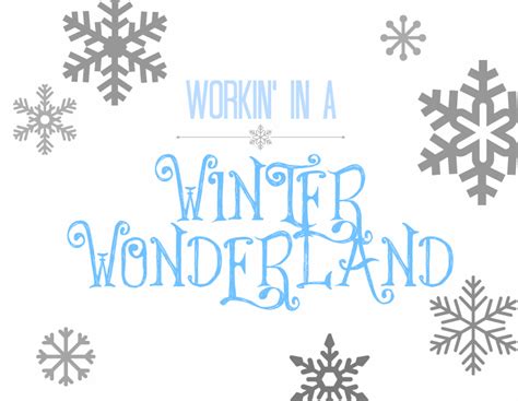 Winter Wonderland Printables