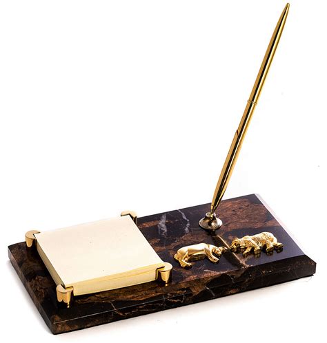 Whether you use this minimalist desk organizer at home or in the office, for your desk or in your craft room, we're positive that it will make a difference in. DESK ACCESSORIES - WALL STREET PEN STAND & POST IT HOLDER ...