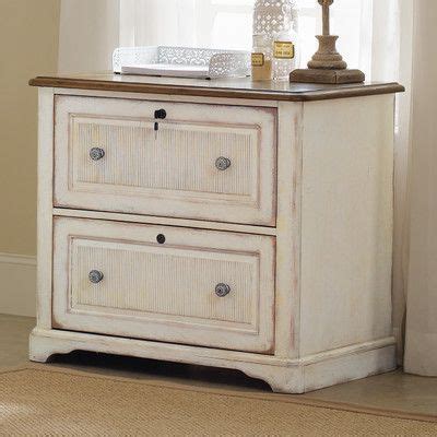 This lateral file cabinet features 2 drawers on full extension tracks. Two Drawer White Wood Lateral File Cabinet - Distressed ...